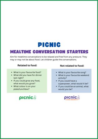 mealtime conversation starters